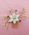 Pente Flor Pérolas Estrelada DB Makeup