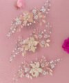 Grinalda Flor da Noiva Peach DB Makeup
